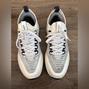 Allbirds Women’s White and Black Slip on Sneakers 6.5